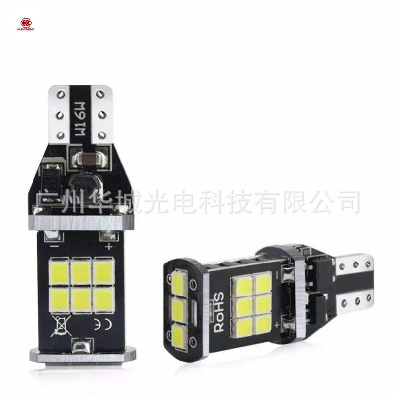 Автомобильный светодиод с декодированием супер яркий светодиодный фонарь заднего хода T15 3030 15SMD лампа