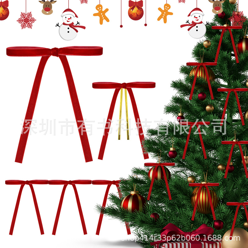 ベルベットリボンリボンクリスマスツリーベルベットクリスマスリボンクリスマスガーランドレースワインレッド|undefined