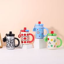 高颜值户外便携迷你手柄杯316不锈钢真空保温杯车载随行咖啡水杯