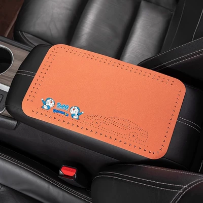 parts interior – Armrest box pad - suede-armrest-pad-go-you-ding-dang-cat-hot-orange