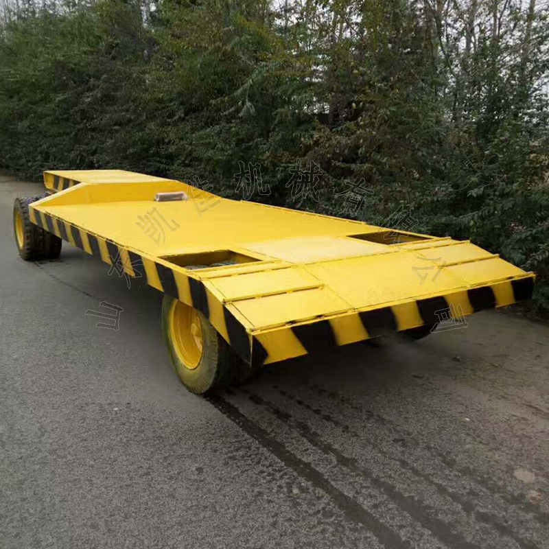 厂家直供牵引式平板拖车货物托盘平板车运输平板车牵引式平板拖车