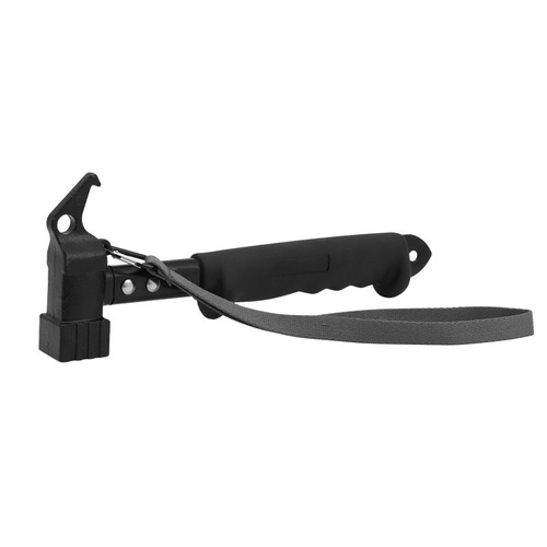 Outdoor Campsite Hammer Multi-functional Soft Rubber Handle Iron Hammer Tent Pavilion Windproof Camp Stake Hammer Nail Puller