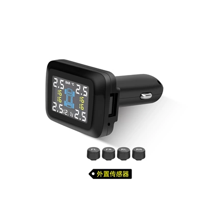Ty09 External Electronic Universal Car Tire Pressure Detector Tire Pressure Sensor Monitor Cigarette Lighter Tpms System (Tire pressure monitoring system)