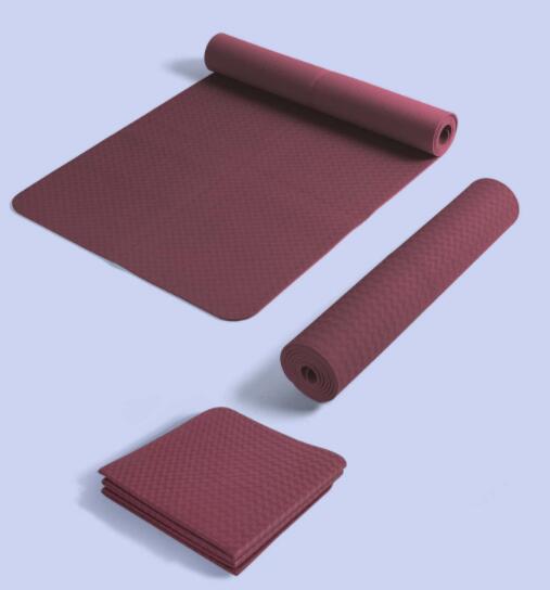 TPE plegable yoga de yoga conveniente ensanchamiento y espesamiento estudiante almohadilla de siesta deportiva antideslizante yoga de yoga fábrica al por mayor