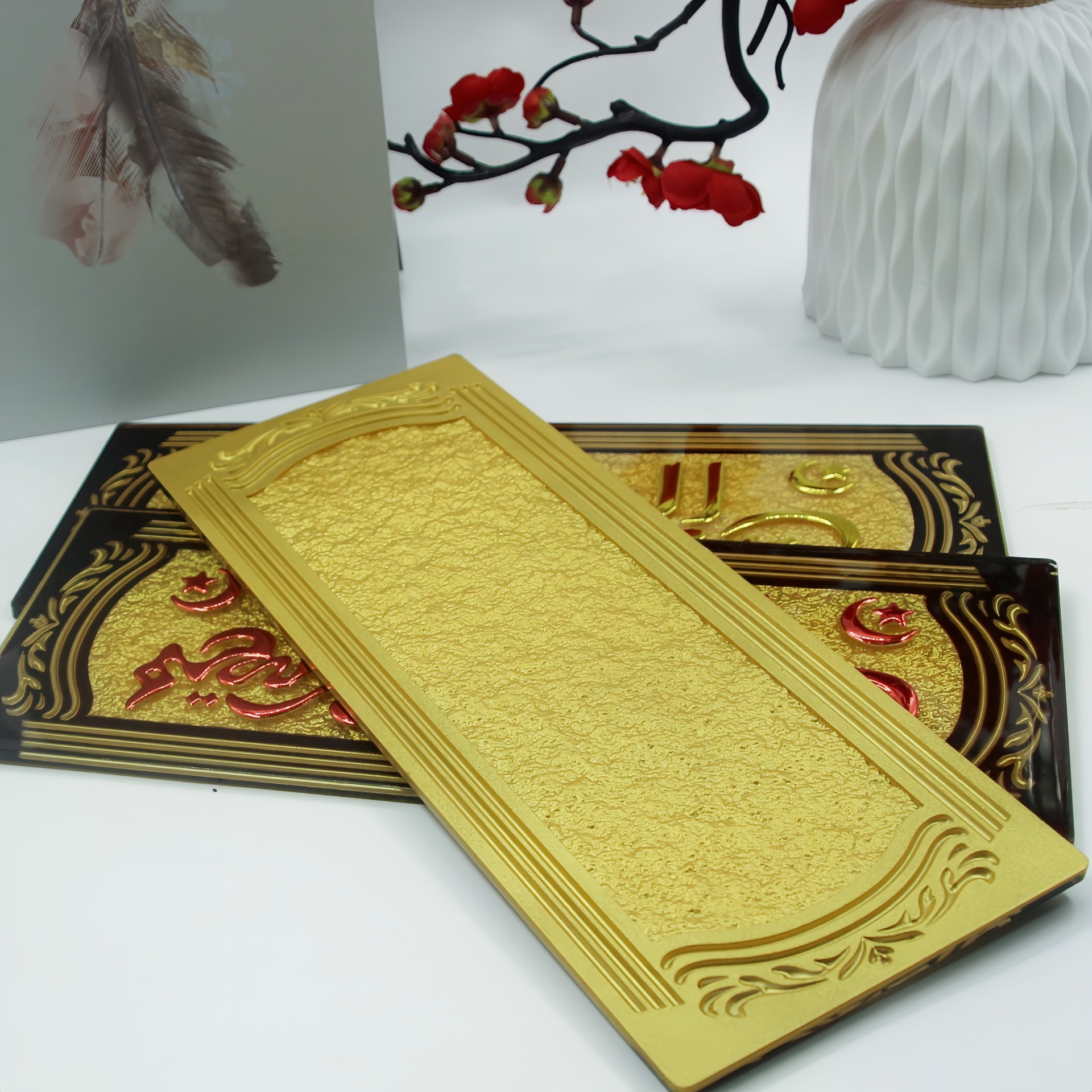 亚克力浮雕门牌免打孔门牌进出入户门保平安门牌代发快手斗音