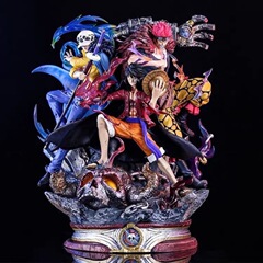 海賊 LX 三船長ゴースト島ルフィキッドモデル像人形卸売箱入りハンドモデル