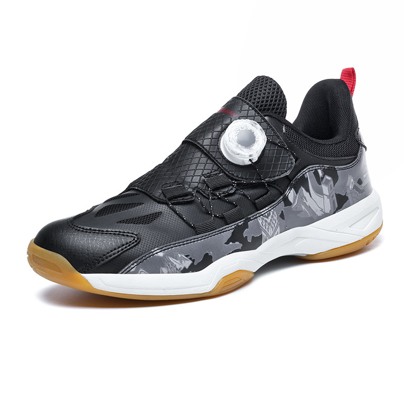 2026 Badminton Shoes Fashionable New Cross-Border Men's and Women's Tennis Shoes with Rotating Buckle, Breathable, Non-Slip, and Lace-Up 2026 Badminton Shoes Fashionable New Cross-Border Men's and Women's Tennis Shoes with Rotating Buckle, Breathable, Non-Slip, and Lace-Up