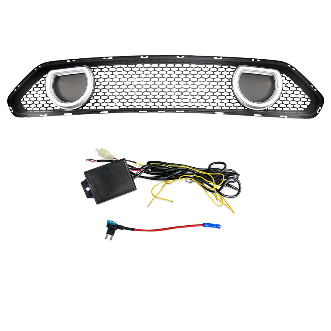 Suitable for 2018-2023 Mustang Grille (Mach1 Style/18-23) Modified Car Cross-Border Factory Wholesale