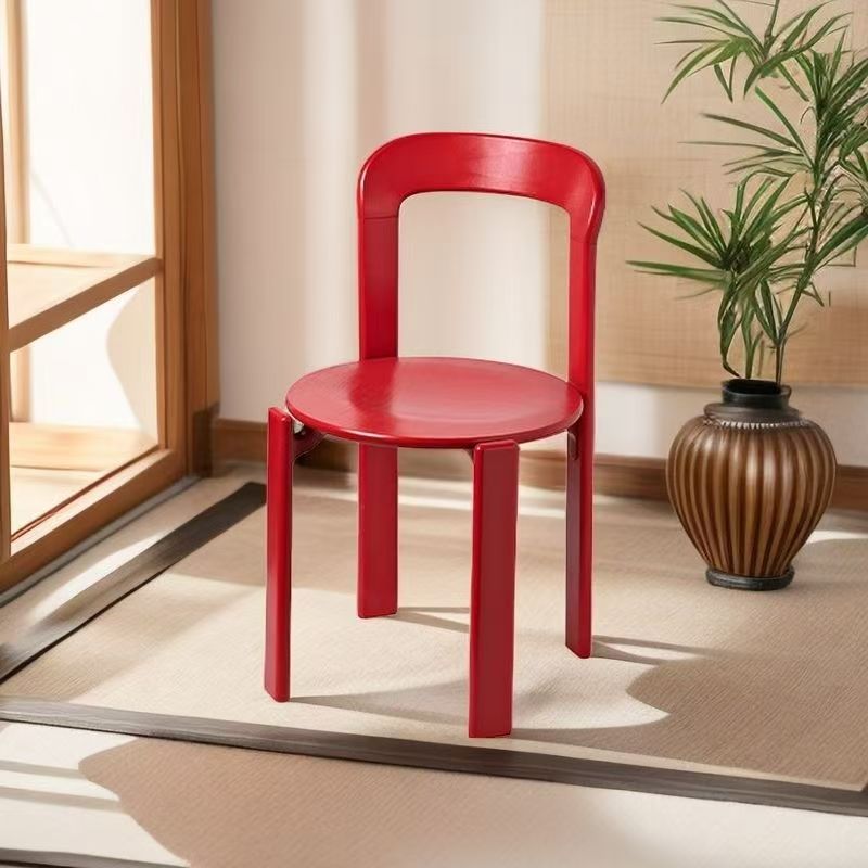 Conjunto de mesa y sillas de comedor de madera maciza estilo moderno