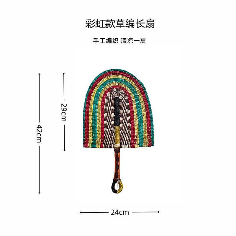 ベトナム輸入手織り扇子海草扇子日常使用インスタイルアフリカ要素壁装飾卸売|undefined