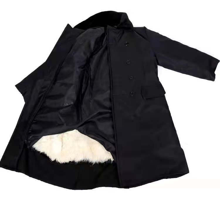 검은 긴 머리-안감 포함