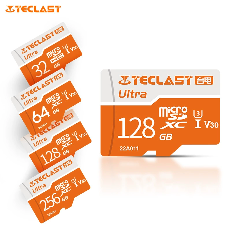 Тайваньская электрическая высокоскоростная карта памяти 64G CarLog Мониторинг безопасности 32G Камера для хранения мобильного телефона TF-карта 16g