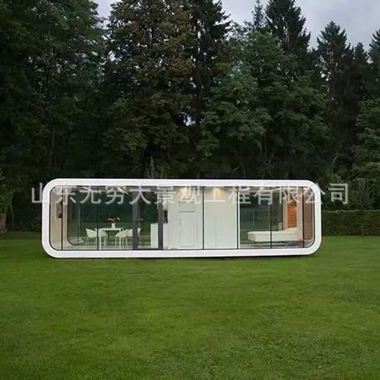 Cabina de oficina integrada móvil toda la casa cápsula espacial de control inteligente B & B punto escénico campamento actividad habitación de hotel alojamiento