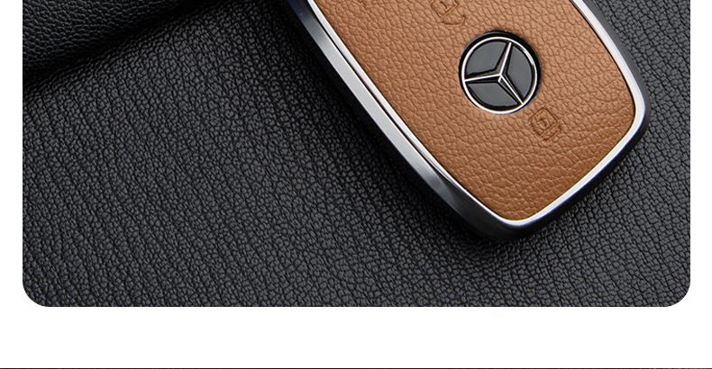 Suitable for the New Mercedes-Benz Vito Key Cover Genuine Leather 24 Models V300L Premium Version Vito V-Class V260 High-End Shell