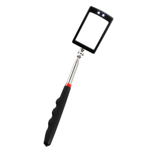 Manufacturer Retractable Stainless Steel Led Inspection Mirror Car Repair Lighting Mirror Universal Inner Wall Inspection Mirror with Light
