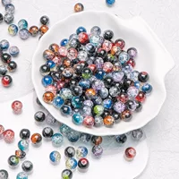 8/10 мм глазурованные бусины DIY ювелирные изделия для детей ручной работы разбросанные бусы стеклянные бусы аксессуары материалы оптом