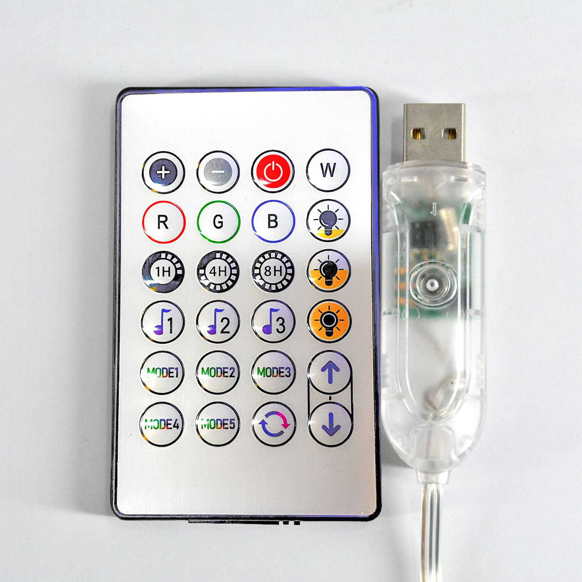 厂家直销USB智能点控灯串 遥控多模式控制 房间书架仙女灯串