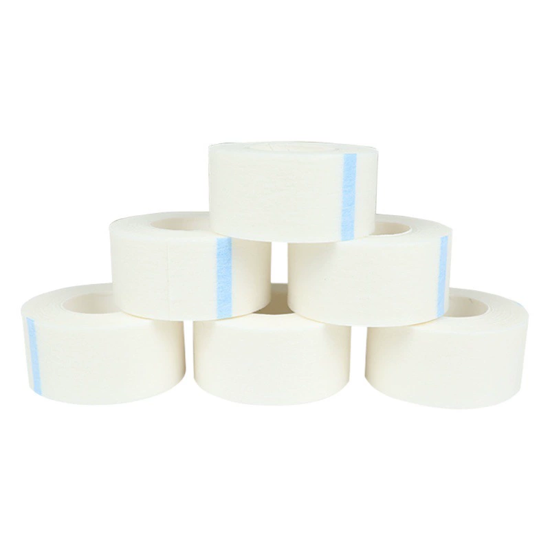 Лента для прививки ресниц Микропористая дышащая изоляционная лента Прозрачная матовая полиэтиленовая лента для ресниц в наличии Первая помощь