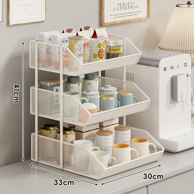 Estante Organizador de Escritorio Multicapa para Escritorio y Cocina