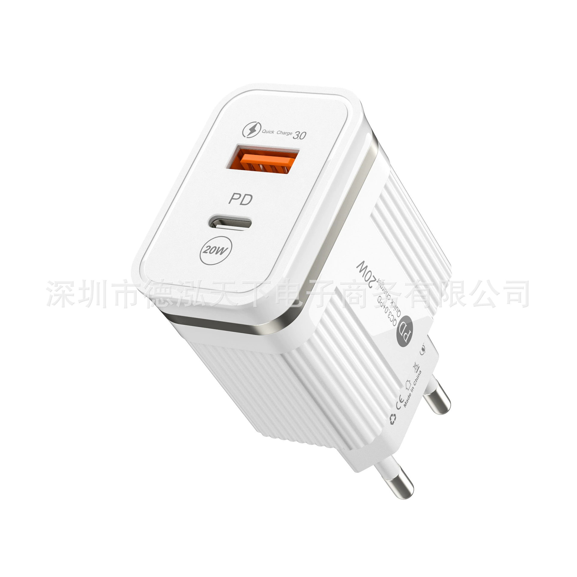 Аксессуар питания Phnom Penh с 1 USB и 1 PD 20 Вт быстрая зарядка qc3.0 адаптер питания 5 В 2 А европейская и американская головка зарядки