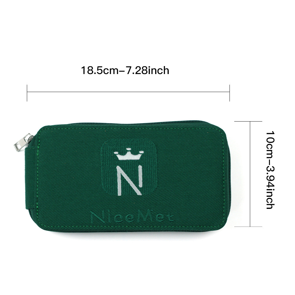 Aguja de trenzado transfronteriza de madera sintética verde ganchillo 3.0-7.0 pequeño estilo europeo mango de ganchillo 8 conjuntos