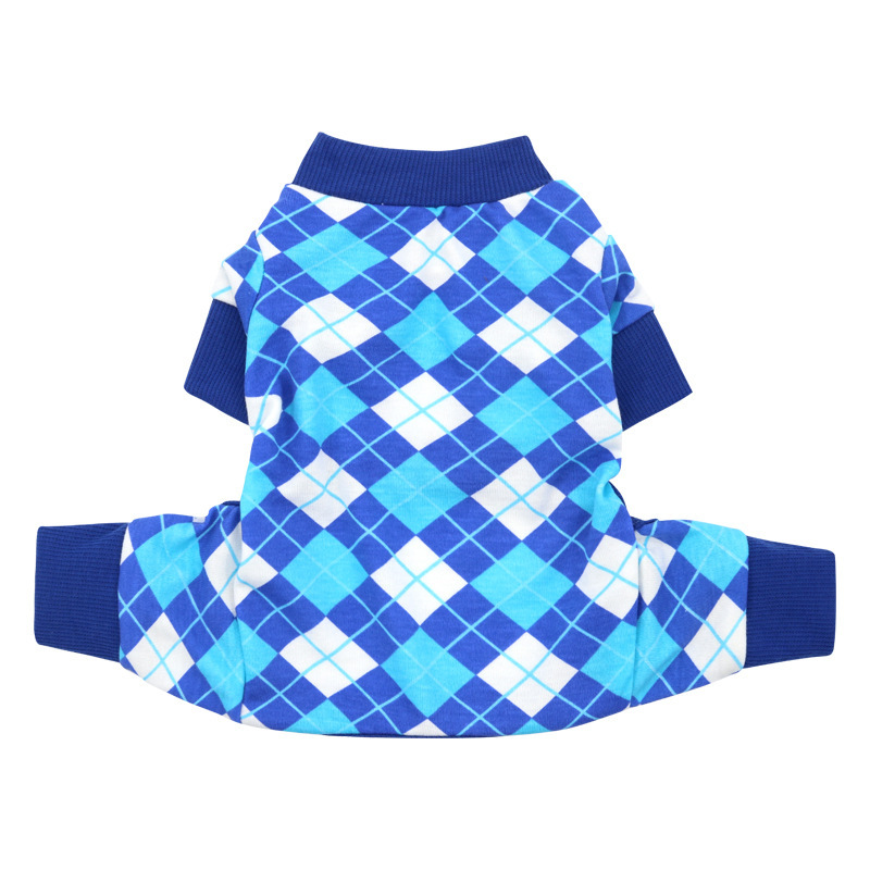 Dog four-legged clothes belly protection clothes spring and autumn small pet teddy bear Bomei cat small dog autumn pajamas