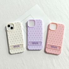 满屏蓝波点苹果16promax/15pro防摔12Pro全包13PRO手机壳14PRO新