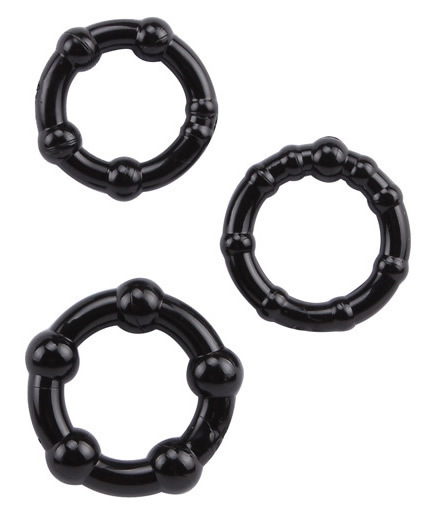 Bead Lock Penis Ring with Crystal Beads, Manual Delay Ring, Single Pack — detail image 15