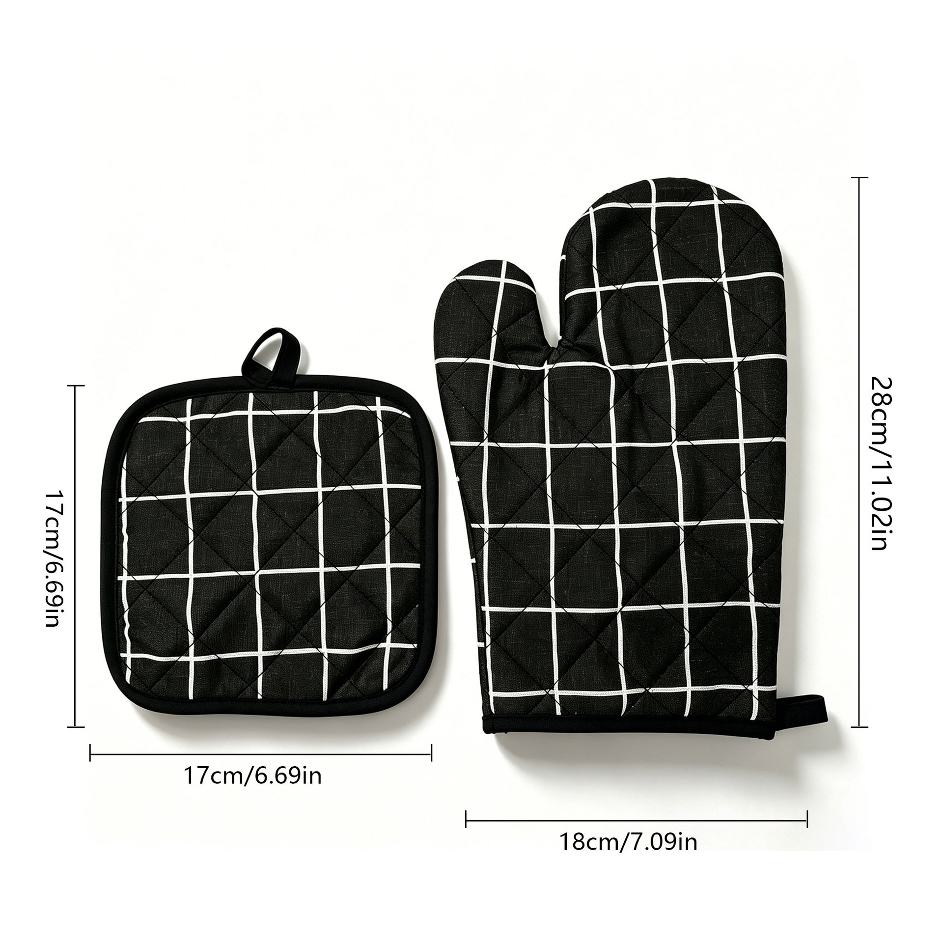Amazon transfronterizo guantes de aislamiento térmico resistentes a quemaduras gruesos guantes resistentes a altas temperaturas horno de microondas guantes de cocina para hornear