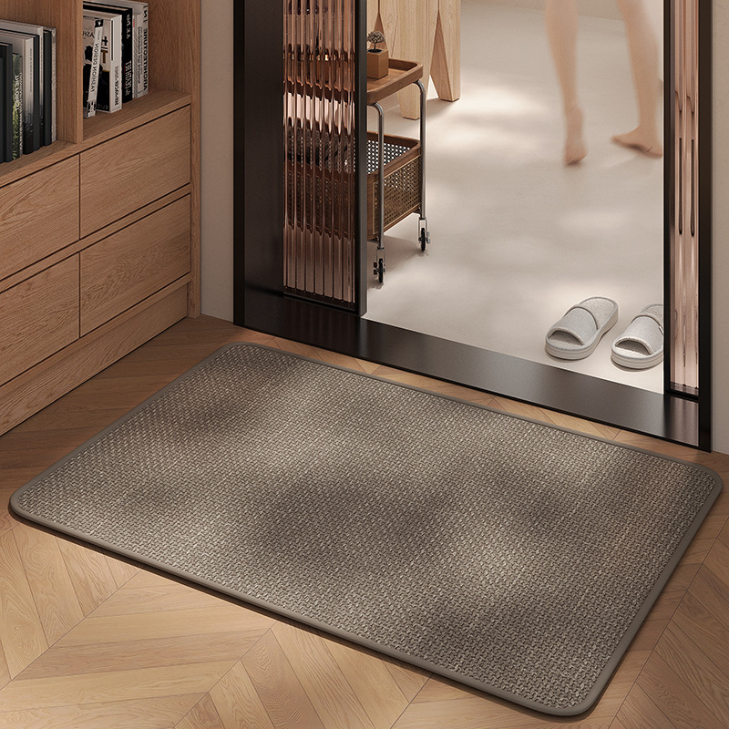 Casual Style Bathroom Linen Diatom Mud Soft Cushion High-End Bathroom Absorbent Foot Mat Toilet Washstand Anti-Slip Mat