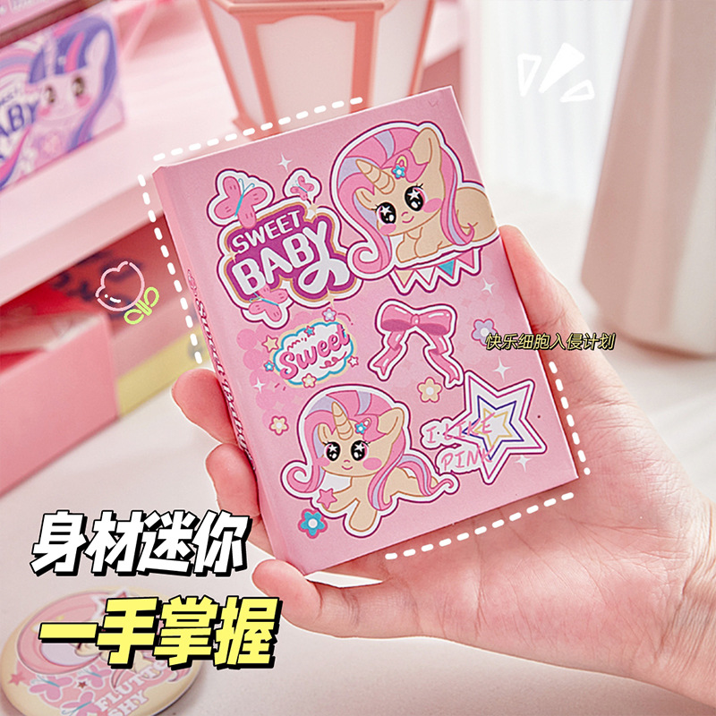 Sweetheart Baby Pocket Cuaderno portátil Cuaderno portátil Estudiante portátil A7 Libro de palabras Libro pequeño