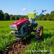 手扶耕田翻土旋耕机 农用电启动手扶拖拉机 果园大棚松土微耕机