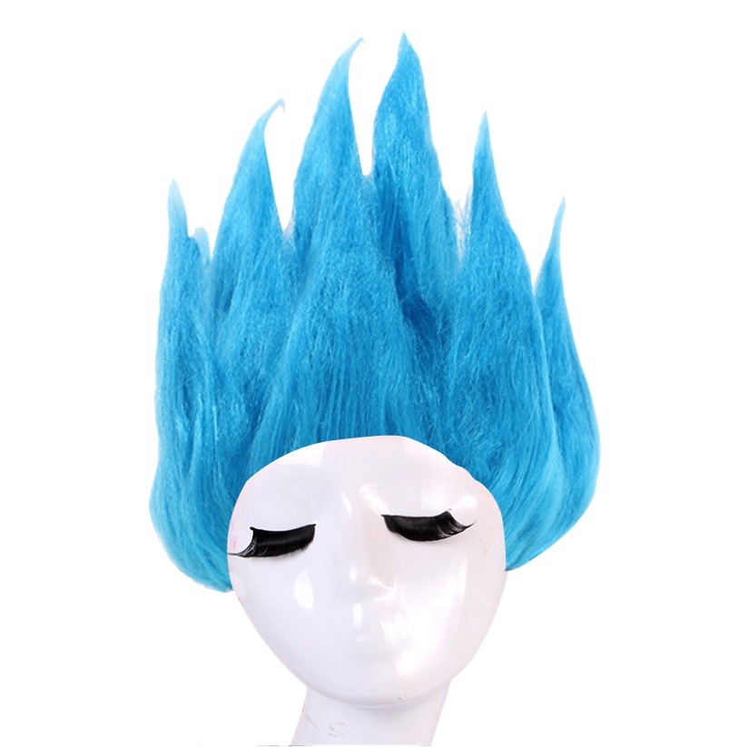 Dragon Ball mono rey Cosplay rendimiento de los niños peluca anime Dragon Ball Saiyan mullido cos cabeza de loto