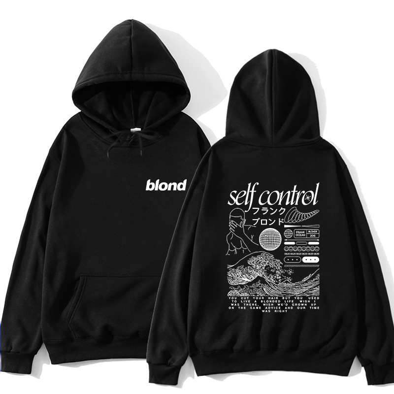 Frank Ocean Sweatshirt Self Control Merchandise Printed Sweatshirt Man Woman Funny Sweatshirt Pullover