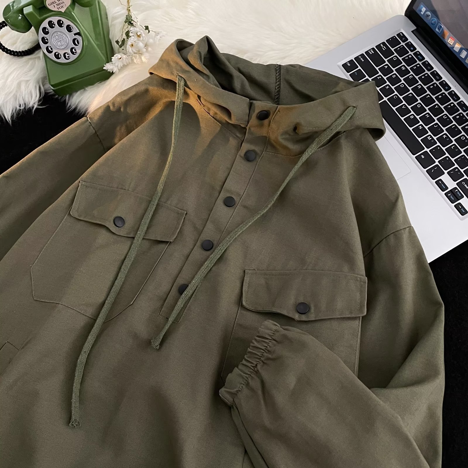 Men's Stormtrooper Hoodie Jacket Versatile Hip Hop Streetwear_voghion.com