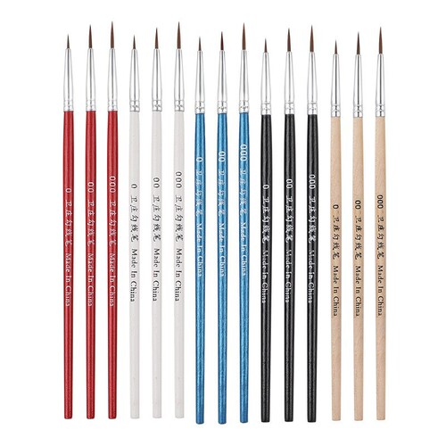 Ward Zhuang outline pen bordering pen nail art pen nylon outline pen watercolor oil painting extra fine outline brush bordering pen wholesale 