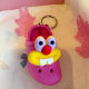 Funny compact new mini slippers hole shoes car cute wind couple keychain backpack pendant small gift