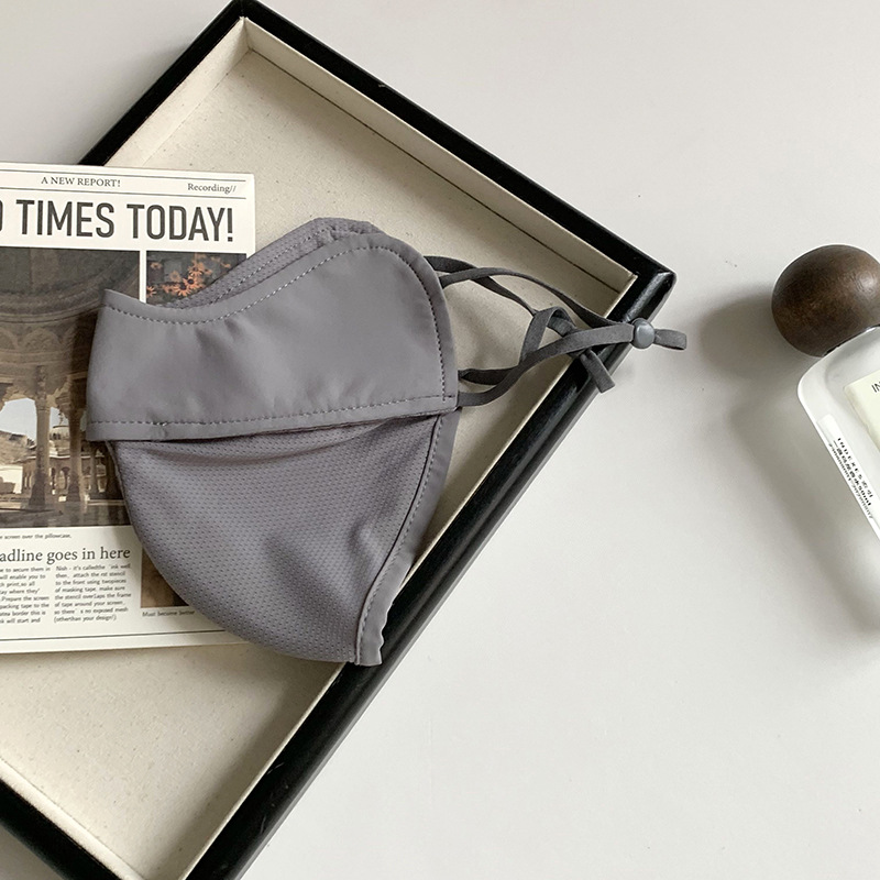 Máscara de protección solar verano nuevo estilo conducción al aire libre protección UV seda de hielo protección para los ojos máscara de protección solar ajustable