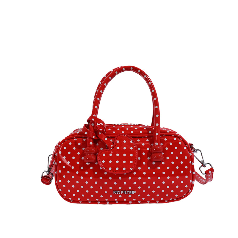 Bolsa de Boston de lujo ligera y fresca y dulce transfronteriza, bolso de hombro de nicho coreano, bolso de hombro para viajar