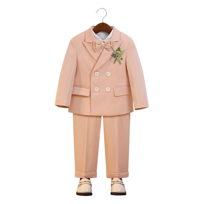 Children's suit dress autumn British fashion flower girl performance suit baby boy's birthday photography clothing manufacturer