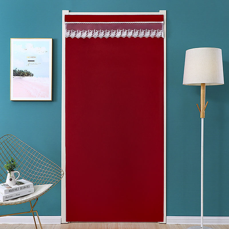 Wedding Door Curtain for Home Use, All-Season Blackout for Bedroom, Living Room, Bathroom, No-Drill Partition Curtain, Adhesive Decorative Curtain Fabric