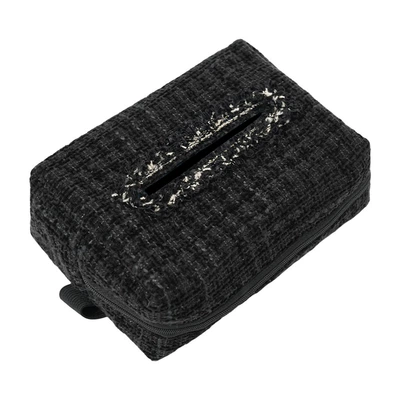 Car tissue box/set Small Fragrant Windmill, Seat - lace-small-fragrant-chair-back-tissue-box-black