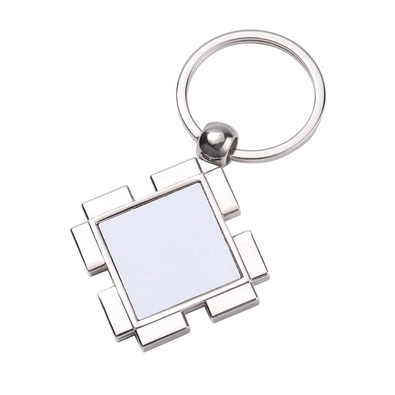 Impresión láser de transferencia térmica de embrión en blanco en stock abre botellas de llave de metal cuchilla caja de cuentas