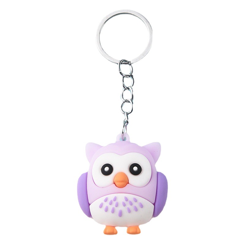 Nuevo lindo búho muñeca llavero colgante accesorios estudiante pareja muñeca actividad pequeño regalo al por mayor