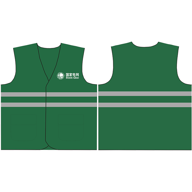 Clip de caballo de algodón rojo y amarillo chaleco reflectante eléctrico chaleco rojo jefe de trabajo guardián especial oficial de seguridad