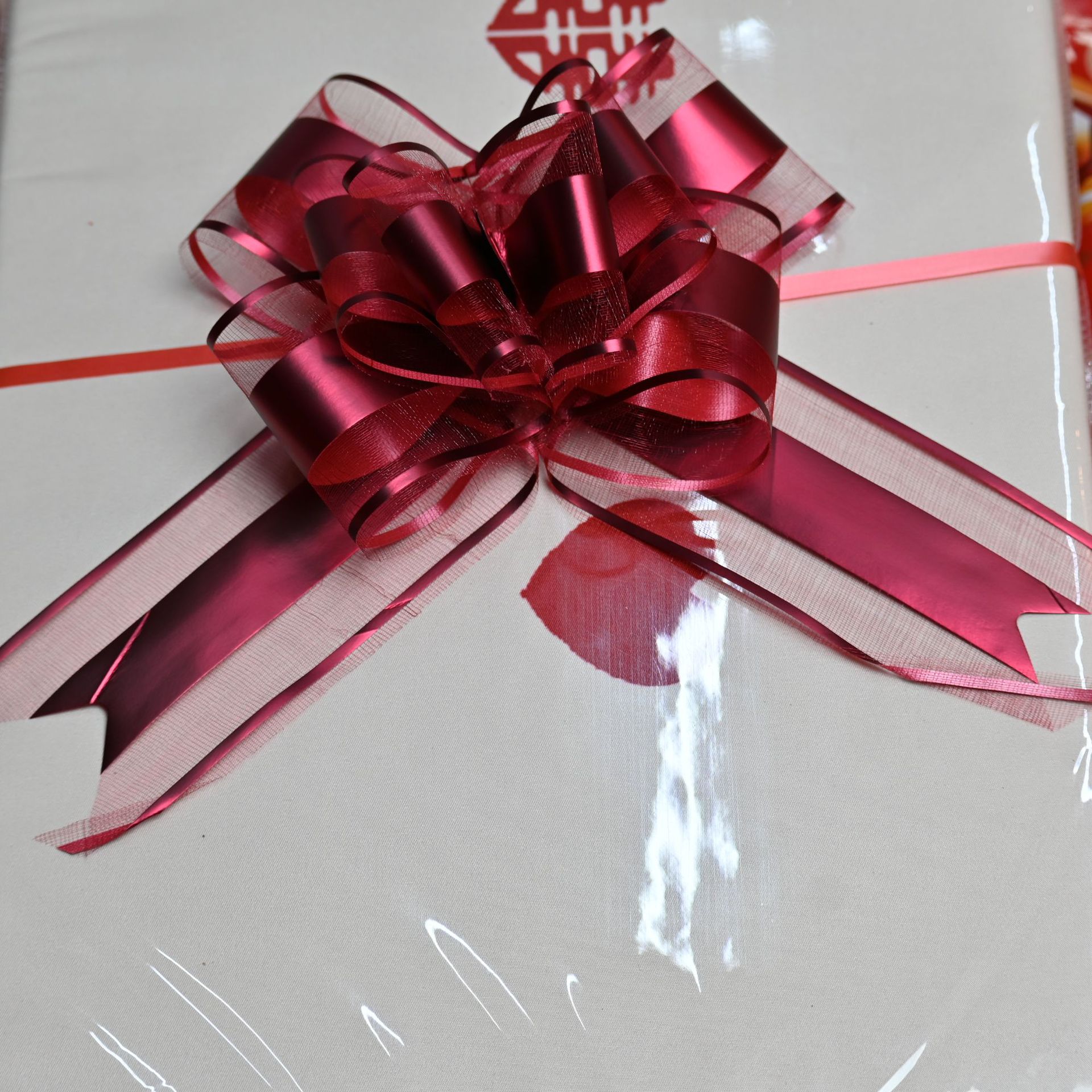 Flor de plástico de coche de boda de gran tirada