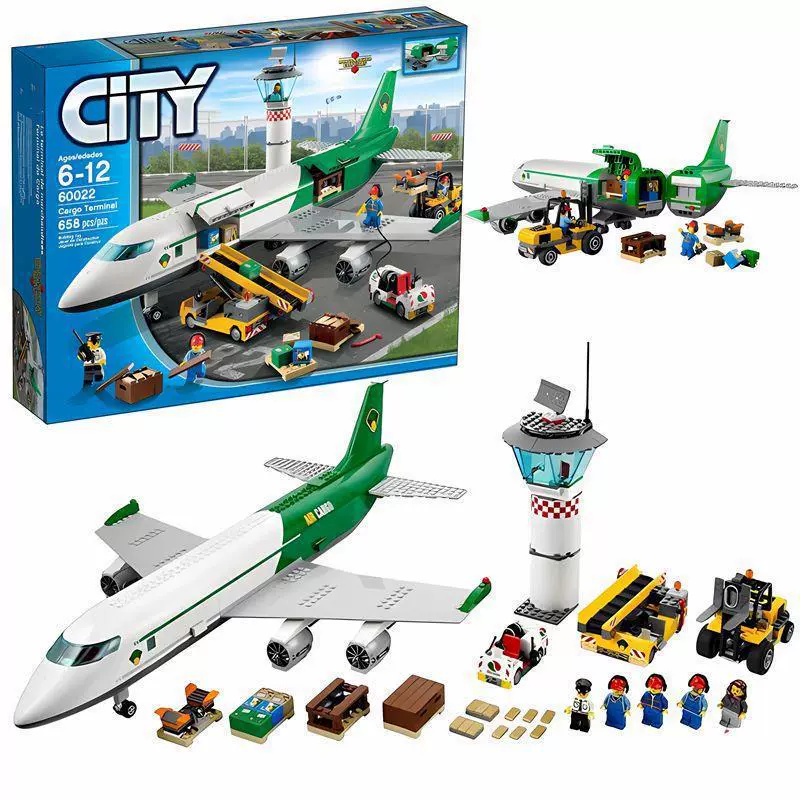 Lego, авиалайнер, большой самолёт, конструктор, игрушка