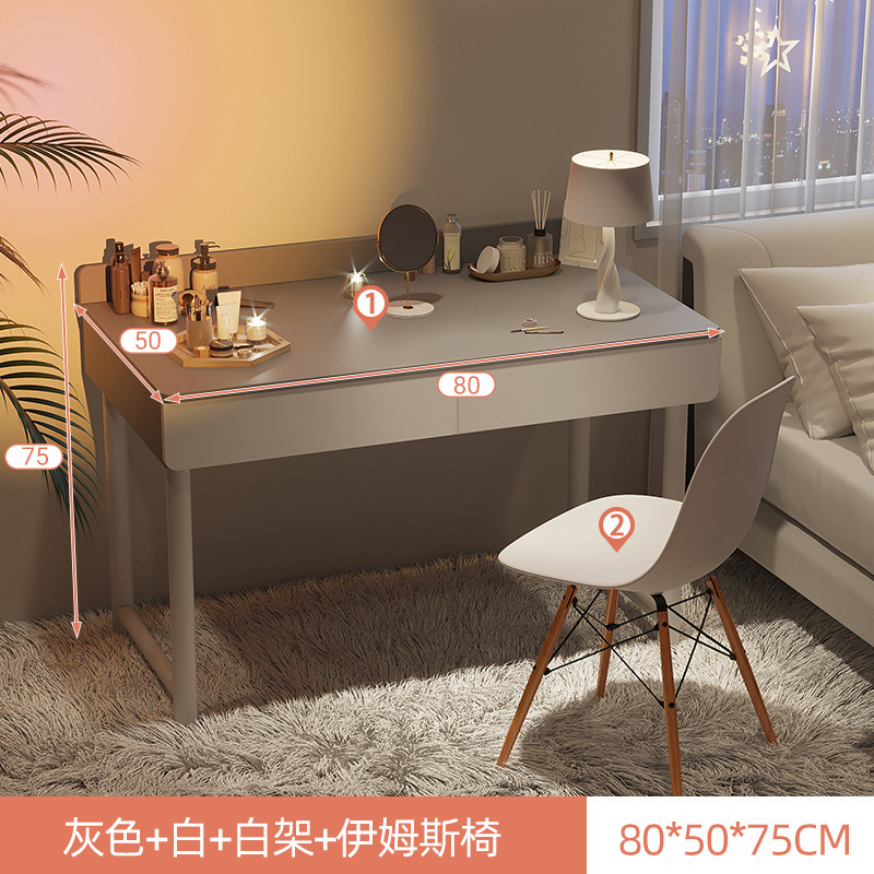 Mesa de maquillaje simple dormitorio de niñas hogar blanco comedor de vestir ins viento simple alquiler de escritorio de computadora