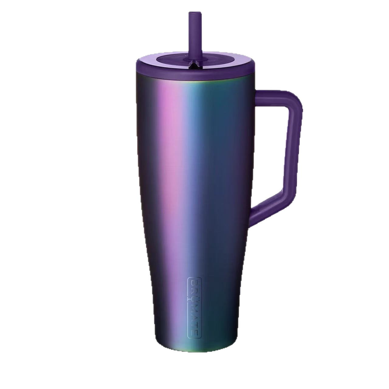 Taza de hielo BRUMATE transfronteriza 304 Taza de aislamiento de acero inoxidable con pajita Taza de automóvil con mango de gran capacidad para exteriores image 6