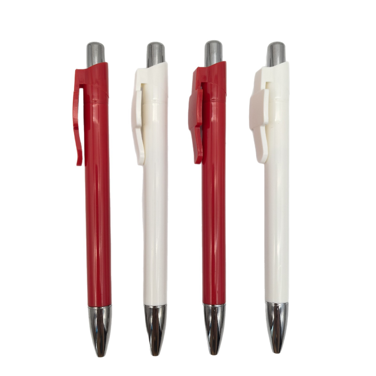 Bolígrafo blanco Presione el bolígrafo para imprimir el logotipo del código QR Business Appleter Presione el código QR Advertising Pen al por mayor